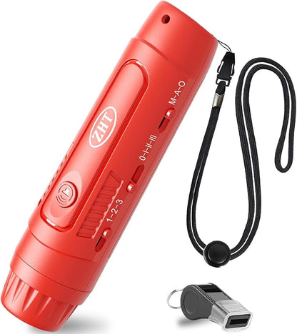 ZHT Electronic Whistle for Coaches, Referees, Teachers - 3 Tones & 3 High Volume, Handheld Whistles with Lanyard - Sports Whistle for Volleyball Soccer, Outdoor Camping, Emergency Safety