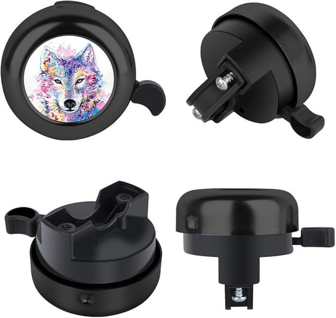 MZELQ Bicycle Bell Cute Clear Sound Adjustable Size Aluminum Bike Accessories Bell Ring for Girls Women Kids Adults