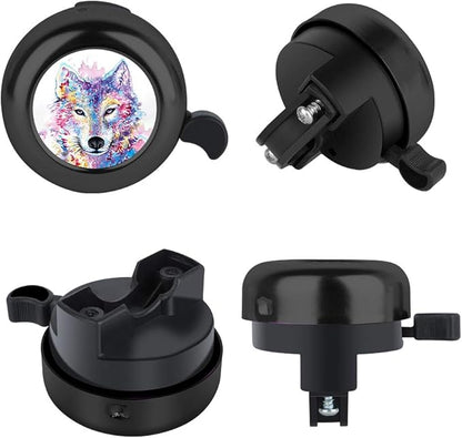 MZELQ Bicycle Bell Cute Clear Sound Adjustable Size Aluminum Bike Accessories Bell Ring for Girls Women Kids Adults