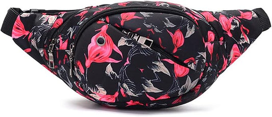 DAITET Crossbody Fanny Pack for Men&Women,Large Waist Bag & Hip Bum Bag with Adjustable Strap for Outdoors Workout Traveling Casual Running Hiking Cycling