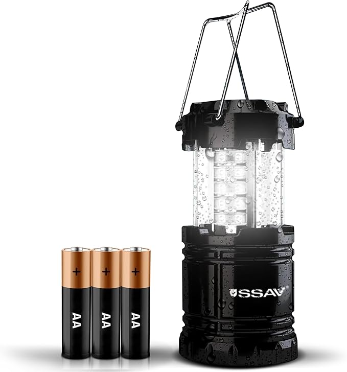 Bright LED Emergency Lantern – Ideal for Power Outages, Hurricanes & Camping – Portable, Waterproof & Batteries Included (1 Pack)