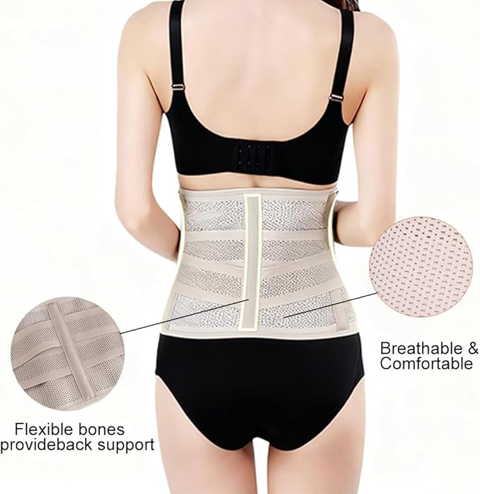 Waist Trainer for Women Workout Cincher Trimmer Underbust Corset Tummy Control Hourglass Body Postpartum Belly Wrap