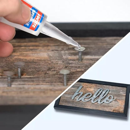 Loctite Super Glue Liquid Longneck Bottle, Clear Superglue, Cyanoacrylate Adhesive Instant Glue, Quick Dry - 10 g Bottle, 3 Pack