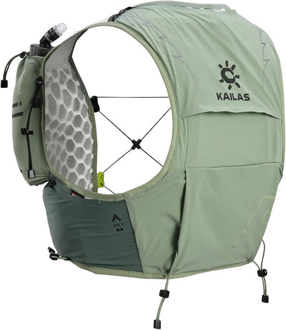 KAILAS FUGA AIR 8 Ⅳ Running Hydration Vest Hydration Pack Lightweight with Two TPU Water Bladders for Women Men Trail Cycling Hiking