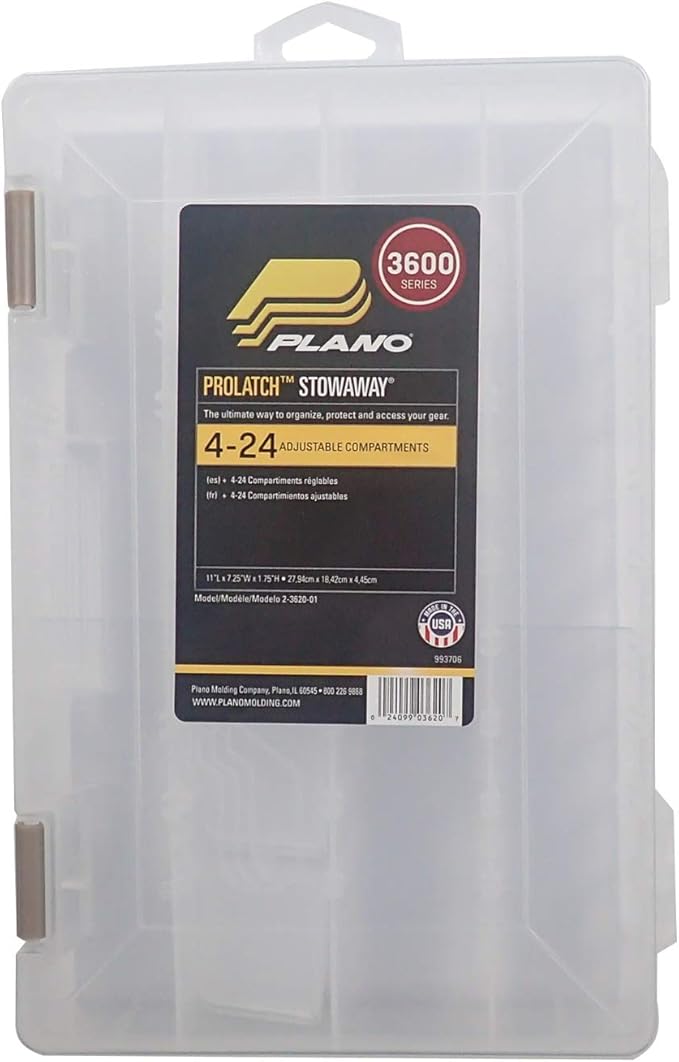 Plano 23620-01 Stowaway with Adjustable Dividers