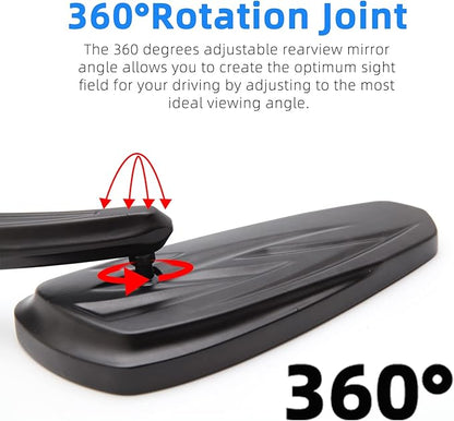 Black Sportster Mirrors for Harley Road King Street Electra Glide Dyna Softail Road Glide Motorcycle Rearview 1982-2019 2020 2021 2022 (Black Irregular)