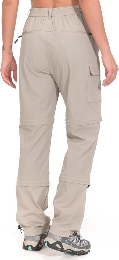 Little Donkey Andy Women's Stretch Convertible Pants, Zip Off Quick Dry Hiking Pants