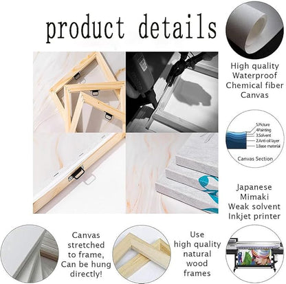 Wallpicss The Rainbow Bridge Poem Wall Art Framed Positive Quotes Poster Retro Poetry Canvas Painting Pictures Prints for Bedroom Decor 12x18 inches