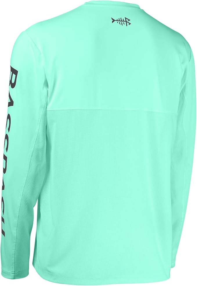BASSDASH Fishing T Shirts for Men UV Sun Protection UPF 50+ Long Sleeve Tee T-Shirt