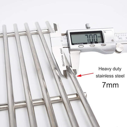 SF7241(4-Pack) 17 5/8" Stainless Steel Cooking Grid Grates Replacement for Kenmore 148.16656010, 148.23682310, 640-05057386-4, 90118. Master Forge SH3118B BG179A, BG179C Gas Grill