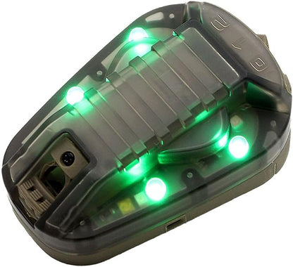 Tactical Helmet Light Signal Light Military IFF Helmet Light Flashlight Survival Signal Light for Outdoor Sports with LED + IR/Strobe