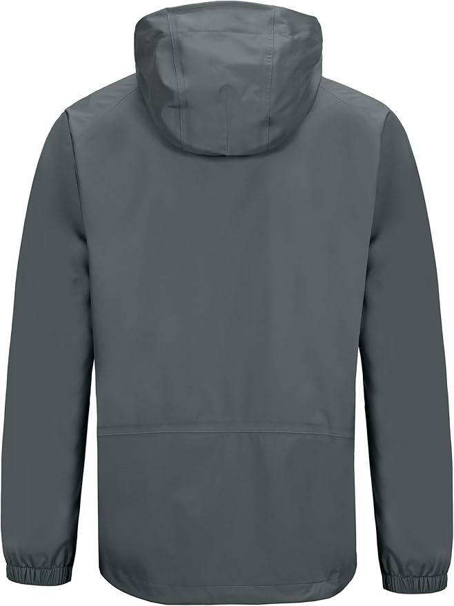 Little Donkey Andy Men's Waterproof Rain Jacket Outdoor Lightweight Rain Shell Coat for Hiking,Golf,Travel