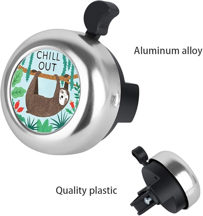 MZELQ Bicycle Bell Cute Clear Sound Adjustable Size Aluminum Bike Accessories Bell Ring for Girls Women Kids Adults