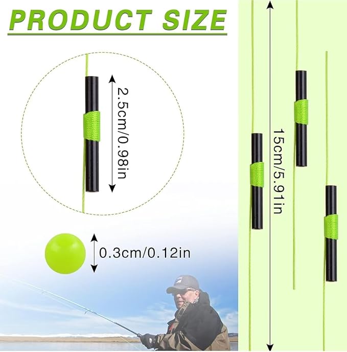 Slip Bobber Stop for Fishing Line,Float Bobber Stops&Fishing Beads