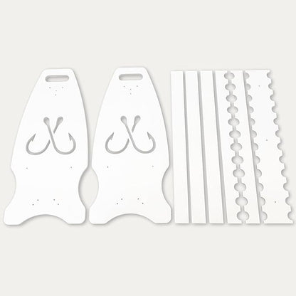 StoreYourBoard Marlin Fishing Pole Rack, Holds 24 Fishing Rods and Reels, Weather-resistant, Garage & Outdoor Fishing Rod Holder