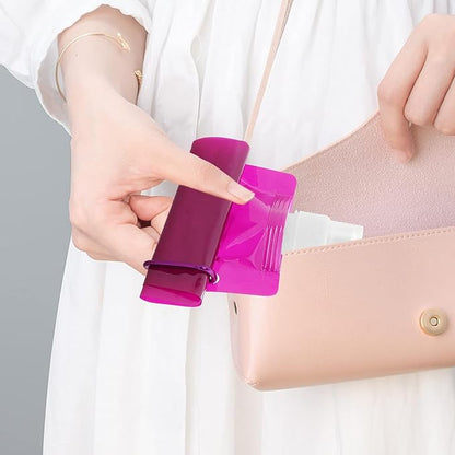 10 Pcs Collapsible Foldable Water Bottle 480ml, Leak Proof with Carabiner, BPA Free, Reusable Drinking Bags for Travel, Gym, Camping, Hiking