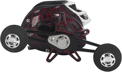 Baitcaster Reels, Lightweight Bait Caster Reel - 7.2:1 Gear Ratio, Up to 22lbs Drag Capacity, Magnetic Brakes, Perfect for Saltwater Fishing and Surf Fishing Rods