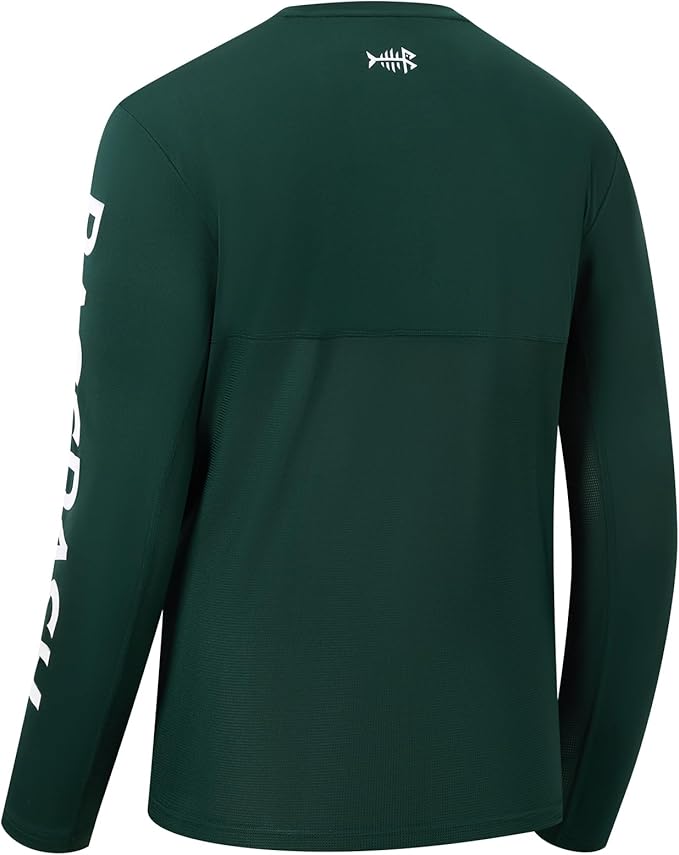 BASSDASH Fishing T Shirts for Men UV Sun Protection UPF 50+ Long Sleeve Tee T-Shirt