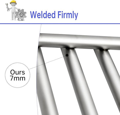 Grill Grates Flavorizer Bars Grill Parts for Weber Spirit 2 Spirit II E-310, E-320, S-310, S-320, 7636 7638 7639 GS4 Spirit 300 Series, 17” Porcelain Steel BBQ Grid Replacement Accessories