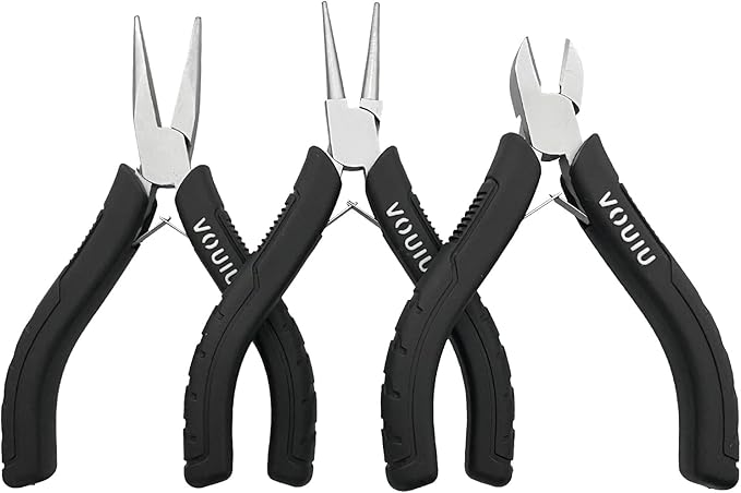 3-Piece Jewelry Pliers Set Jewelry Making Tools