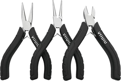 3-Piece Jewelry Pliers Set Jewelry Making Tools