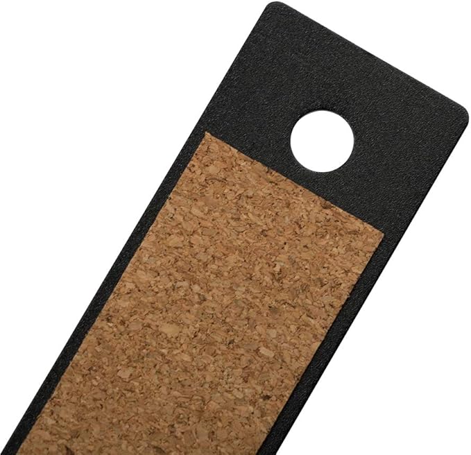 JAM PAPER Strong Aluminum Ruler - 12 Inch - Metal Ruler with Non-Skid Cork Backing - Black Metallic - Sold Individually