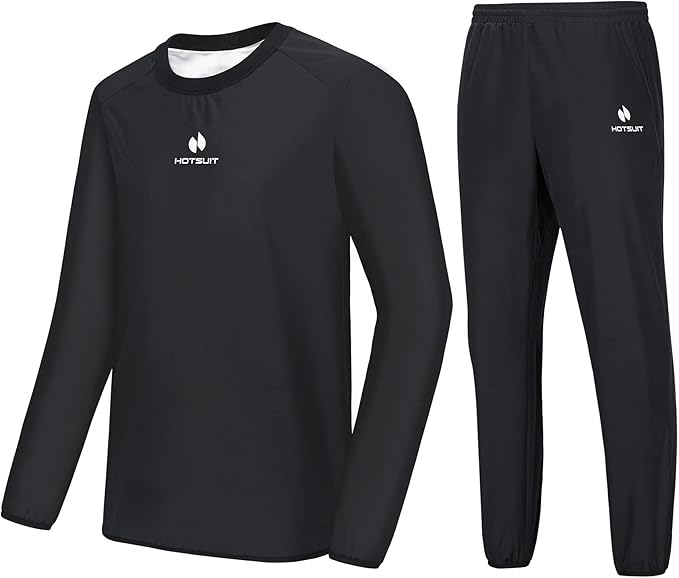 HOTSUIT Sauna Suit Men Anti Rip Sweat Suits Gym Boxing Workout Jackets