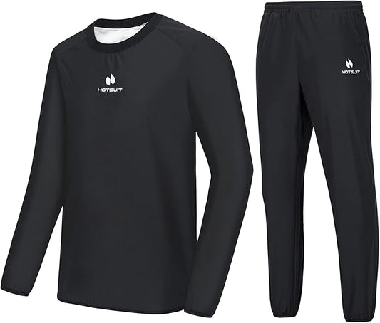 HOTSUIT Sauna Suit Men Anti Rip Sweat Suits Gym Boxing Workout Jackets