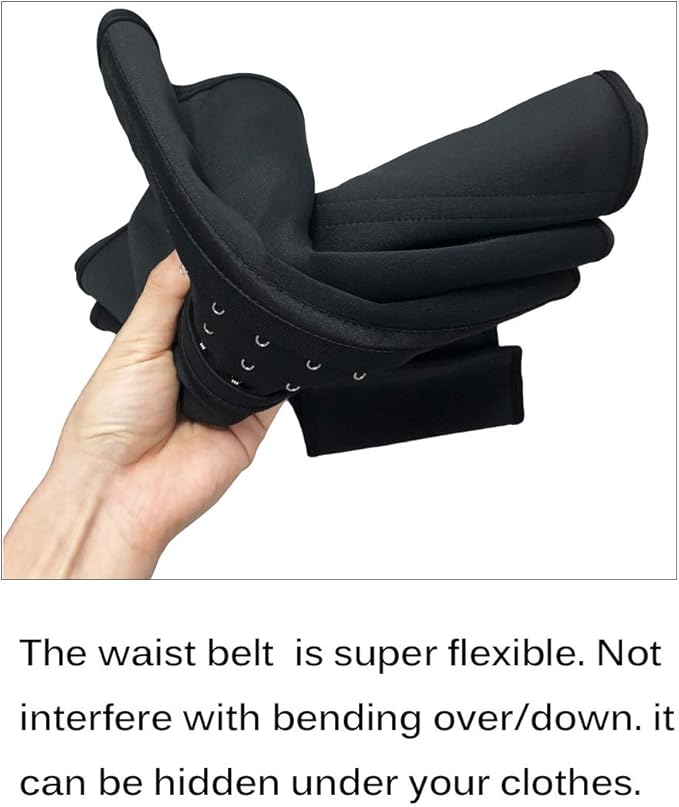 GainKee Clip and Zip Waist Trainer Corset Women Neoprene Worked Out Sweat Vest Body Shaper