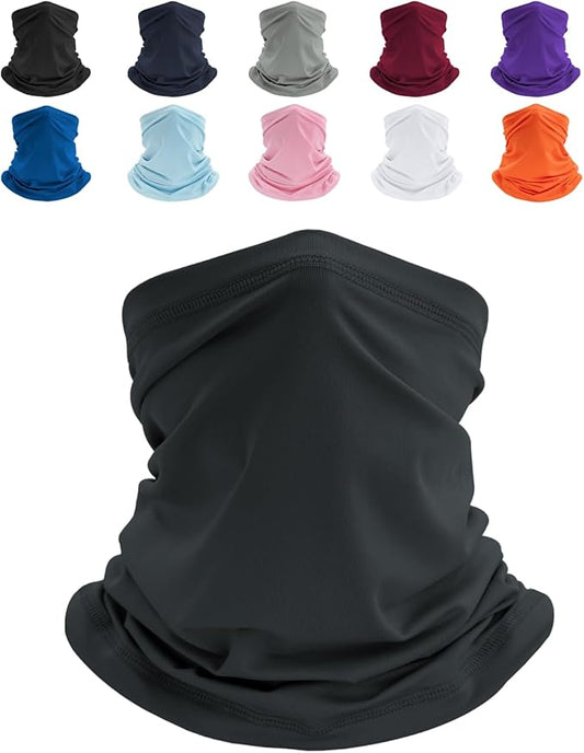 Pukavt 2 Pack 3 Hole Winter Knitted Mask, Full Face Cover Ski Mask Warm Balaclava for Skiing, Motorcycle, Snowboard