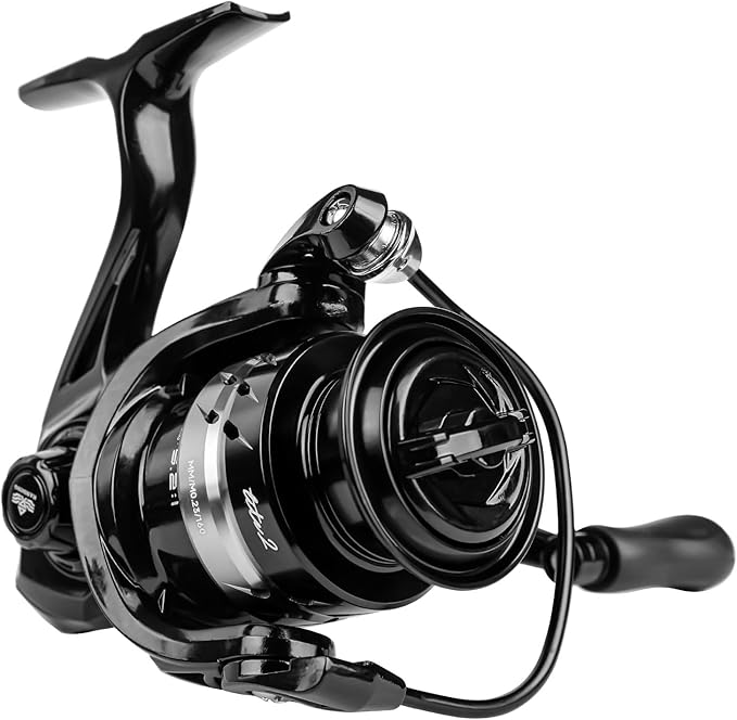 Handing LITE II Spinning Reels Freshwater Spinning Fishing Reels 14.33 Lbs Max Drag Ultra Smooth 5.2:1 Gear Ratio Aluminum Spool 3+1 BB Handle Interchangeable