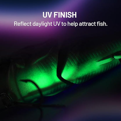 Handing Swimbaits for Bass Pike Walleye, 3 Pieces Lifelike Multi-Jointed Fishing Lures with Mustad Hooks, Fishing Bait for Freshwater and Saltwater