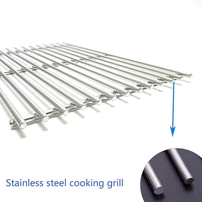 17-1/2" Stainless Steel Cooking Grates Replacement Parts for Weber Spirit 200 Series Spirit E-210 S-215 S-210 E-220 S-220 Gas Grill Grids 7637 67022
