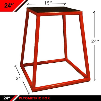 JFIT Plyometric Boxes - Made in Taiwan NO Assembly Required Single - Height Box Set and Adjustable Box Options Plyometric Platform and Jumping Agility Box for Training Conditioning Strength Training