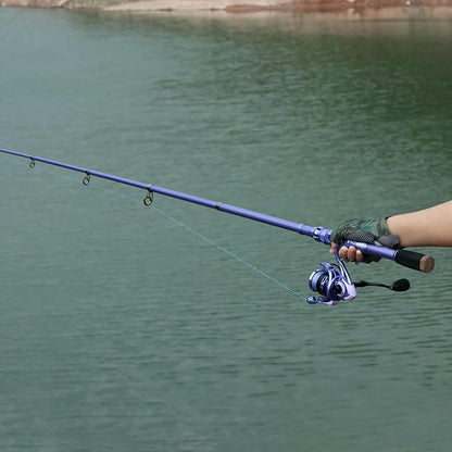 Sougayilang Portable Telescopic Fishing Rod with Carbon Fiber Material and Precision Carved Reel Seat - Suitable for Saltwater and Freshwater Fishing