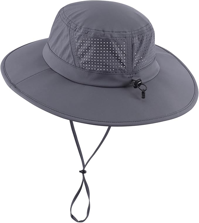 Home Prefer UPF 50+ Sun Hats for Men Women Foldable Wide Brim Fishing Hat Quick Dry Summer Outdoor Garden Safari Bucket Hat