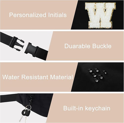 MAXTOP Large Crossbody Fanny Pack with 4-Zipper Pockets,Gifts for Enjoy Sports Festival Workout Traveling Running Casual Hands-Free Wallets Waist Pack Phone Bag Carrying All Phones