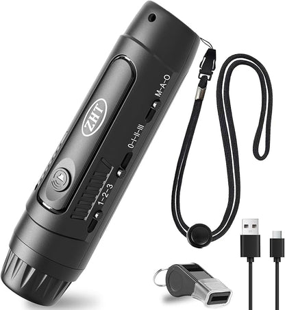 ZHT Electronic Whistle for Coaches, Referees, Teachers - 3 Tones & 3 High Volume, Handheld Whistles with Lanyard - Sports Whistle for Volleyball Soccer, Outdoor Camping, Emergency Safety