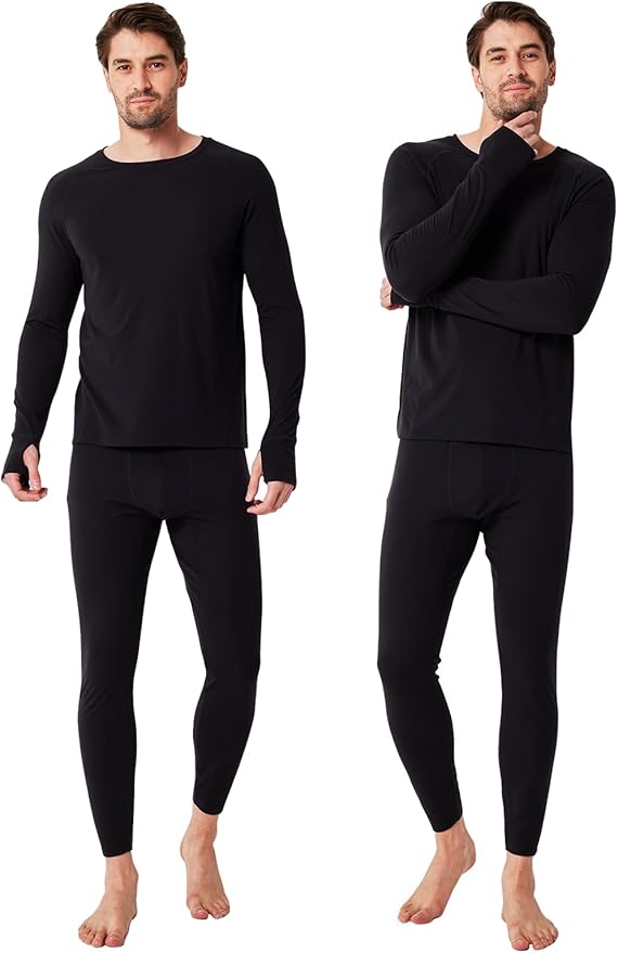 Thermal Underwear for Men: Micro-Fleece Lined Base Layer