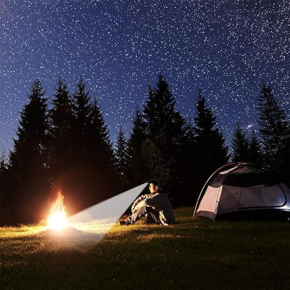 LED Hat Light - POWERCAP Baseball Cap with Light Built in - LED Cap Visor Light with Bright Headlight and IPX4 Rating