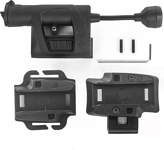 Tactical Helmet Light, IR Red Green White 4 in 1 LED Outdoor Survival Signal Lamp, with 2 Replaceable Helmets Accessories for Hunting Training