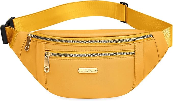 DAITET Crossbody Fanny Pack for Men&Women,Large Waist Bag & Hip Bum Bag with Adjustable Strap for Outdoors Workout Traveling Casual Running Hiking Cycling