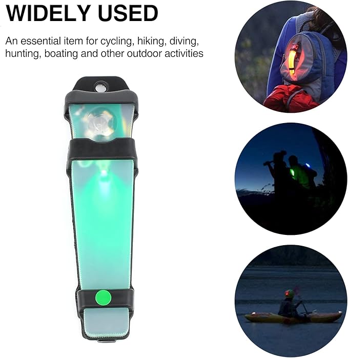 Personal Identification Marker - Tactical Helmet Light, Portable Survival Signal Light for Hiking, Boating, Cycling, Fishing