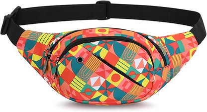DAITET Crossbody Fanny Pack for Men&Women,Large Waist Bag & Hip Bum Bag with Adjustable Strap for Outdoors Workout Traveling Casual Running Hiking Cycling