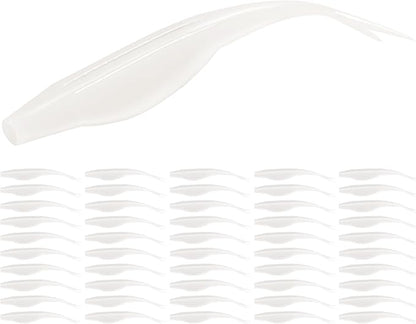 Forked Tail Soft Baits- Realistic Jerk Bait & Fluke Action Soft Lures for Bass, Trout & Crappie - Versatile Freshwater & Saltwater Fishing Bait (2.75"-5")