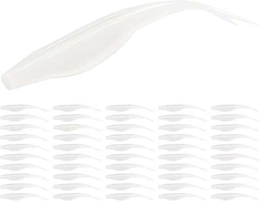 Forked Tail Soft Baits- Realistic Jerk Bait & Fluke Action Soft Lures for Bass, Trout & Crappie - Versatile Freshwater & Saltwater Fishing Bait (2.75"-5")