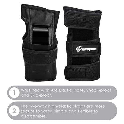 Kids Bike Helmet, Toddler Helmet for Youth Adult, Knee Pad Elbow Pad Wrist Guard Protective Gear Set for Skateboard, Bike, Skating, Cycling