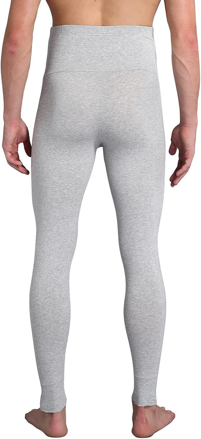 Ouruikia Men's Thermal Underwear Bottoms High Waist Thermal Pants Keep Warm Long Johns Pants