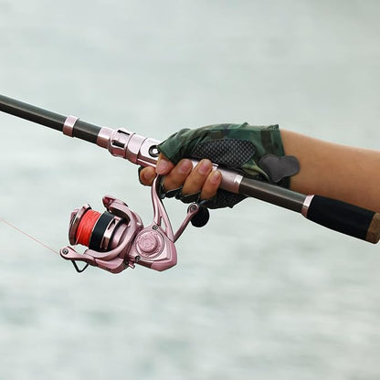 Sougayilang Portable Telescopic Fishing Rod with Carbon Fiber Material and Precision Carved Reel Seat - Suitable for Saltwater and Freshwater Fishing