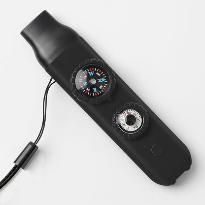Emergency Survival Safety Whistle，Whistle for Kids with Lanyard,Compass,Thermometer,Ideal for Kayaking, Boating, Hiking, Camping, Climbing
